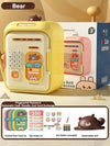 Electronic Piggy Bank with Password Safe Smart Fingerprint Automatic Banking Children's Gift Money Box