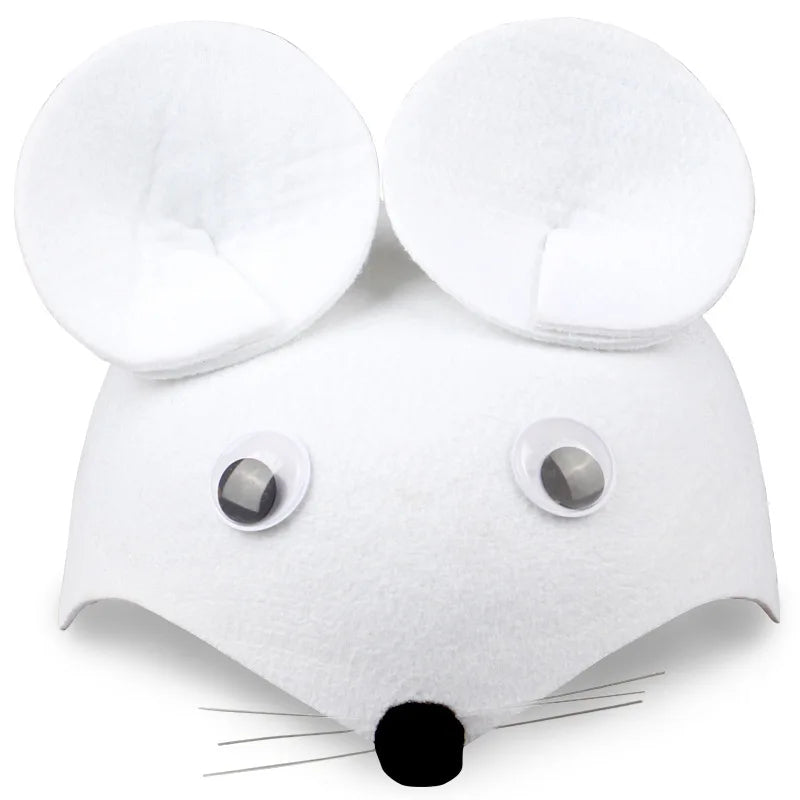 Kids Forest Animal Felt Party Hat – Duck, Bird & Rabbit Carnival Cap | Children's Day Party Costume