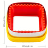 Stainless Steel Square Sandwich Cutter Kids DIY Cookie and Biscuit Maker