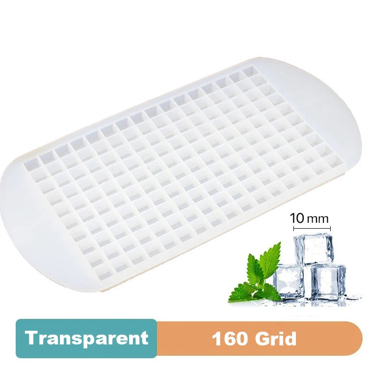 Silicone Ice Cube Tray - 4/6/8/15/160 Grid Square Mold