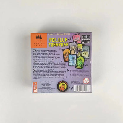 Polilla Tramposa Board Game - Cheating Moth Spanish Card Game for Adults and Children, Family Party Juego de Mesa