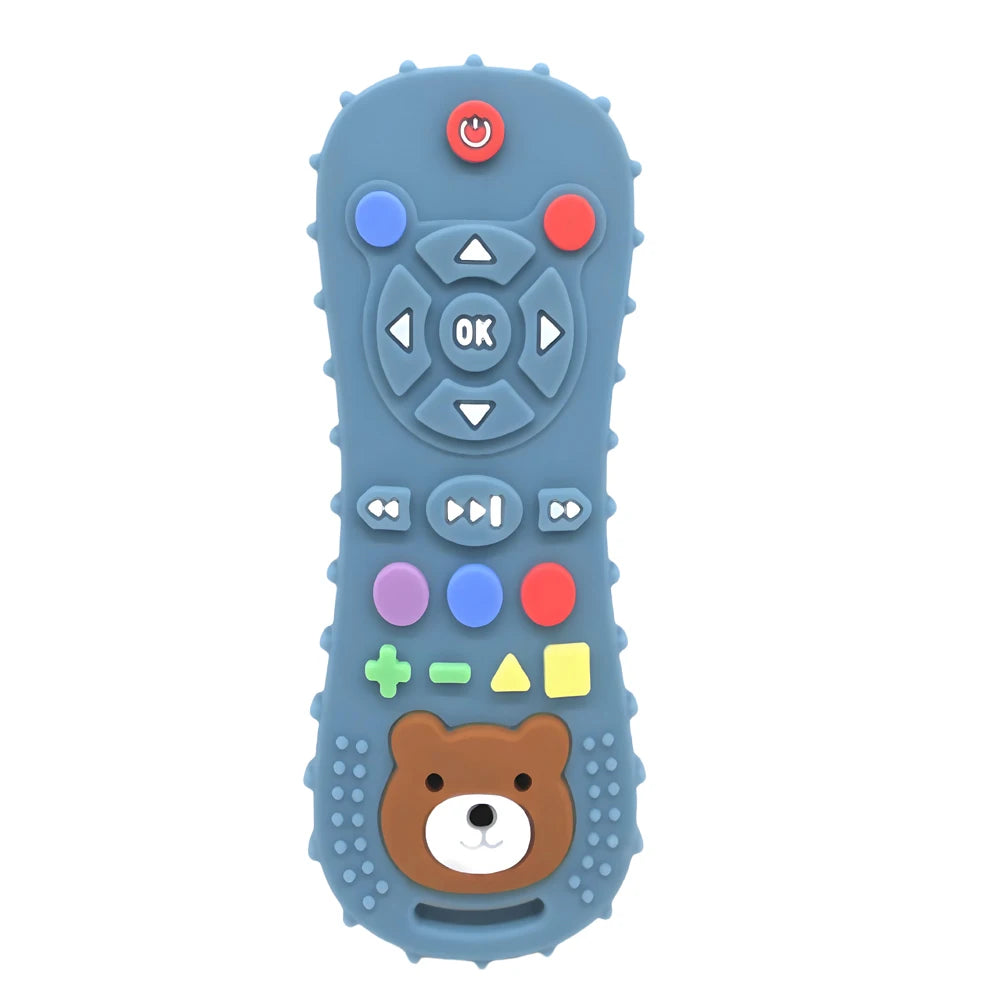 1/3pcs Baby Remote Control Teether - Silicone Anti-Eating Gloves, Pacifier Bracelet & Teething Stick | Biting Toy for Babies