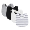 4Pcs Soft Cotton Baby Bibs – Newborn Burp Cloths & Saliva Towels for Boys & Girls - Kidzy Market