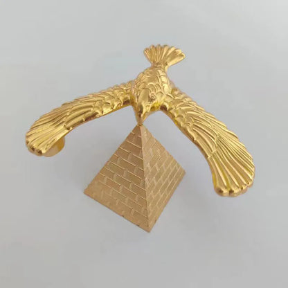 Balance Bird Gravity Desk Toy with Pyramid Set – Balancing Bird Desktop Novelty for Kids, Adults & Office