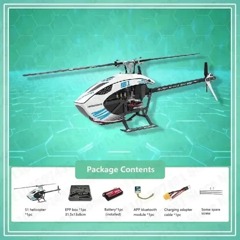 Goosky S1 RC Helicopter – 6CH 3D Stunt Flybarless with Double Brushless Direct Drive Motor