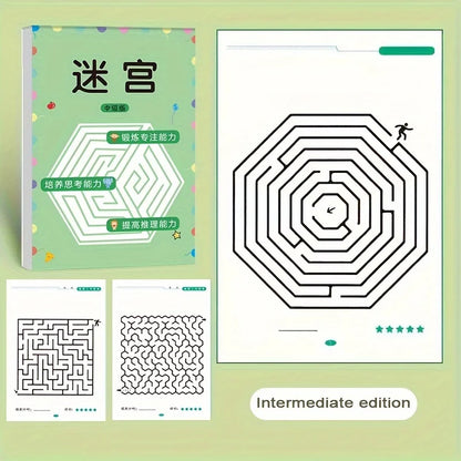 Children’s Concentration Maze Training Book – Thinking and Attention Development Toy