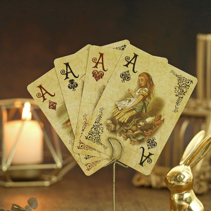 1Set Vintage Style Playing Cards - Alice in Wonderland Poker Deck - Retro Board Game - Never Opened