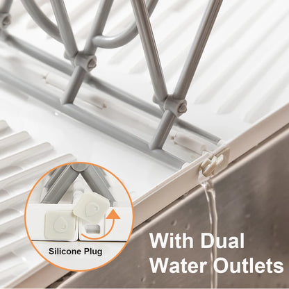 Foldable Baby Bottle Drying Rack with Tray – Travel-Friendly, Space-Saving Dryer for Baby Bottles & Accessories