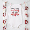 “Mommy and Daddy’s Little Valentine” – Cute Baby Romper, Newborn Long Sleeve Bodysuit, Valentine’s Day Toddler Jumpsuit
