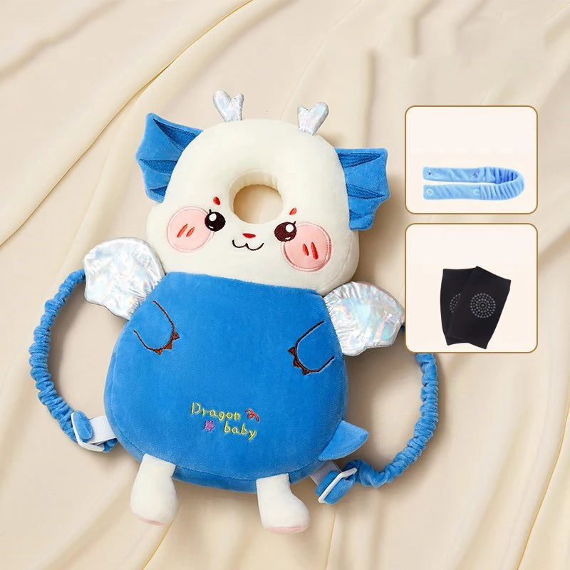 AIBEDILA Baby Head Protector Safety Pad Cushion Back Prevent Injured Elf Lion 1-3T Toddler Security Pillows Protective Headgear