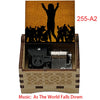 As The World Falls Down Fantasy 18-Note Wooden Music Box New Year Christmas Birthday Gift