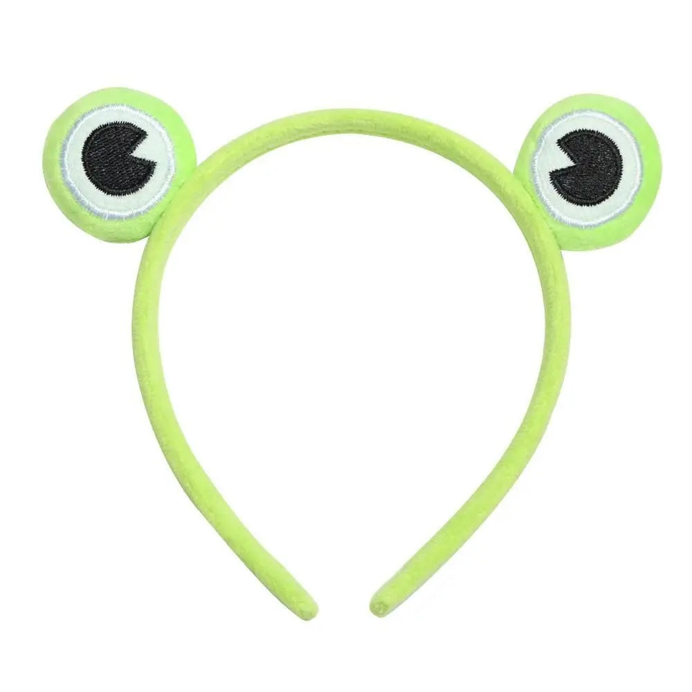 Plush Animal Ears Headband – Cartoon Dog Zebra Tiger Hairband, One Size for Kids & Adults, Cosplay Party Accessory