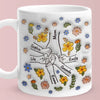 Personalized Custom Name 11 oz Ceramic 3D Pottery Inflated-Effect Coffee Mug – Gift for Mom