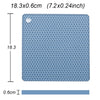 Silicone Heat Resistant Pot Holder Placemats Non-Slip Coasters 230°C (446°F)