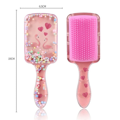 Cartoon Style Hair Brush – Dry & Wet Massage Exfoliating Brush for Men and Women