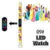 Disney Princess Frozen Elsa Kids Digital Watch Cartoon LED Touch Waterproof Electronic Birthday Gift Toy