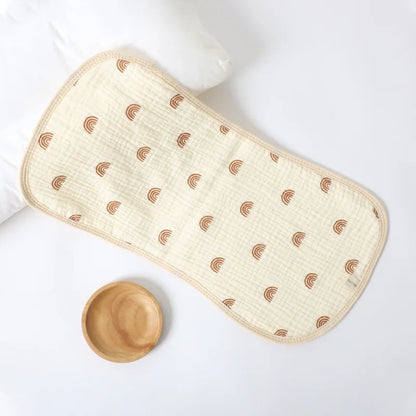 Newborn Baby Burp Towel | Six-Layer Gauze Waterproof Shoulder Pad Bib for Drool & Spitting Protection - Kidzy Market