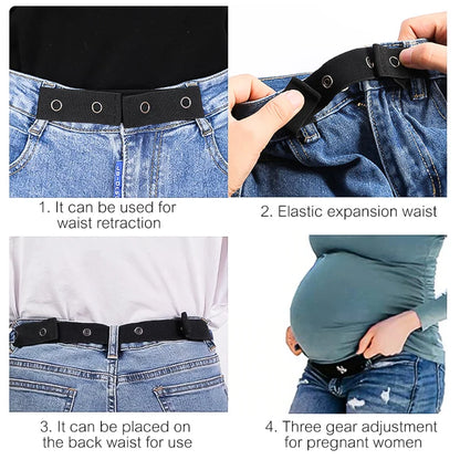 1PCS Women Adjustable Elastic Waist Extender, Clothing Pants Waistband Belt for Maternity Pregnancy