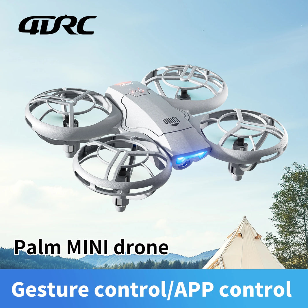 4DRC V8 Mini Drone – 6K HD Wide Angle Camera WiFi FPV RC Helicopter Toy