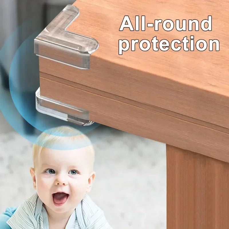 Baby Safety Silicone Table Corner Protector Furniture Edge Protection Cover Transparent Children Anti-Collision Edge Guards