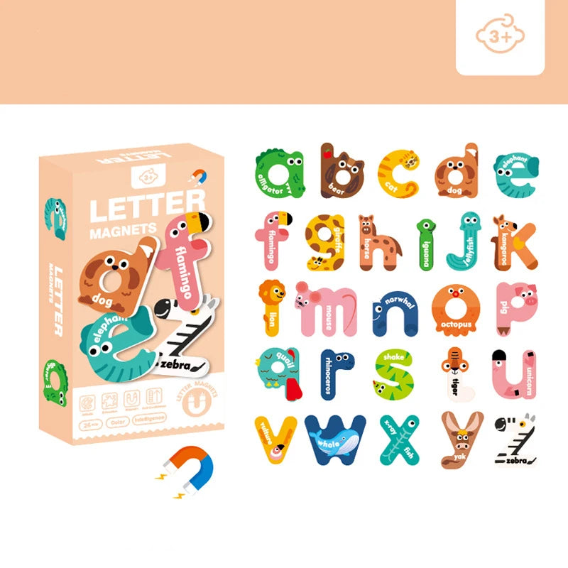 Large Magnetic Alphabet Letters for Kids Fridge