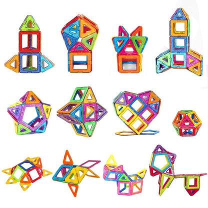 50PCS Magnetic Building Tiles Construction Set for Kids 3+