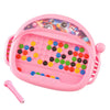 Magnetic Doodle Drawing Board for Kids with Pen & 50 Beads – Montessori Sensory Toy for Fine Motor Skills, Travel & Early Learning
