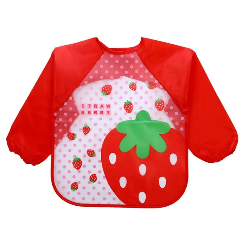 Waterproof Baby Eating Smock – Long-Sleeve Bib & Art Apron for Infants & Toddlers - Kidzy Market