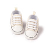 KIDSUN Newborn Multi-Coloured Canvas Baby Shoes – Soft Soled Casual First Toddler Shoes for Boys & Girls