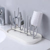 Cute Baby Bottle Drying Rack – Solid Color Feeding Bottle Drain Rack & Holder
