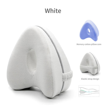 Pregnancy Heart-Shaped Leg Pillow – Memory Cotton Maternity Body Pillow for Edema Relief & Side Sleeping