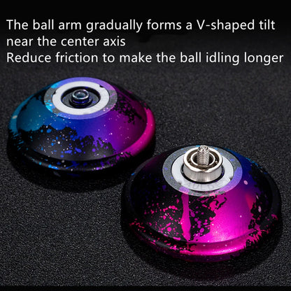 New Professional Butterfly Yo-Yo - Metal Alloy Aluminum with KK Bearing - High-Speed Classic Yo-Yo Toy for All Ages