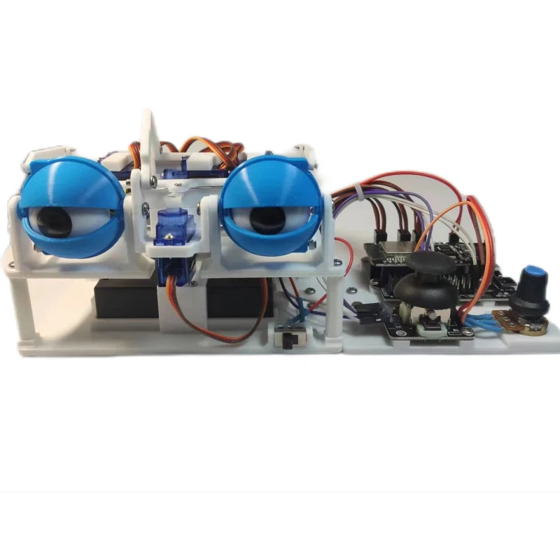 ESP32 APP Control & Joystick Control SG90 Robotic Eye for Arduino, 3D Printed DIY Programmable Robot Kit