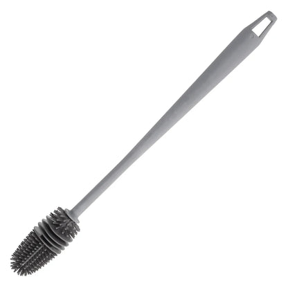 1 Pcs Silicone Bottle Cleaning Brush with Reinforced Long Handle 32cm Water Bottle Cleaner Durable Cup Scrubber Drinking Wine