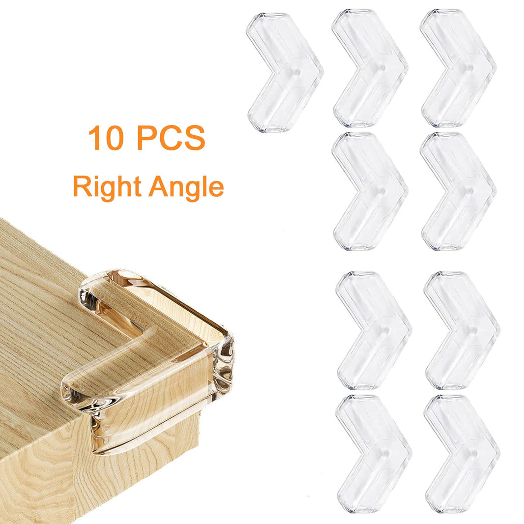 5PCS/10PCS/20PCS Baby Safety Silicone Corner Protectors – Childproof Table Edge Guards