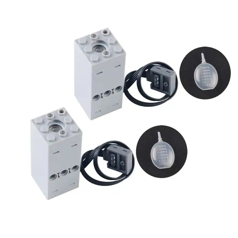 DIY Technical Motor Sprayer – Electric Exhaust Motor for Train and Car Building Blocks
