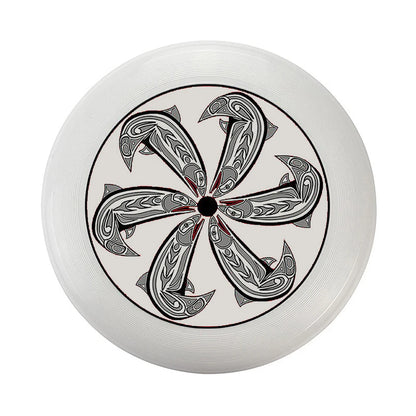 Flying Disc Frisbee - 200mm (7.9 in) & 275mm (10.8 in) Portable Flying Saucer for Outdoor Sports, Kids & Adults