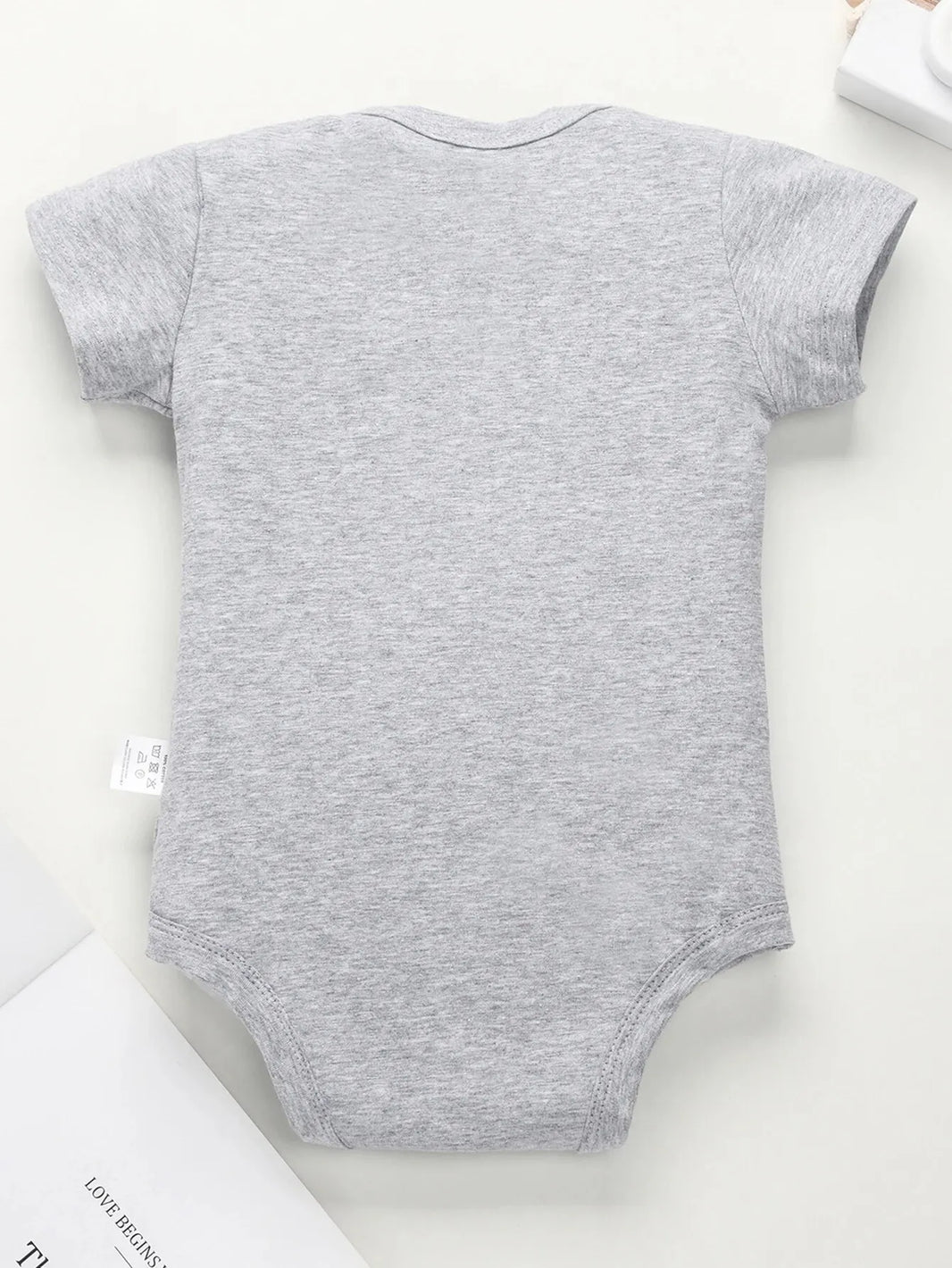 50% Daddy 50% Mommy 100% Perfect Baby Romper - Cute Letter Print Bodysuit for Newborns and Infants