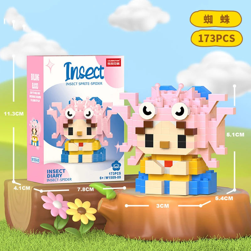 Adults Animals Micro Particle Building Blocks – Dog and Cat Mini Bricks Toy for Kids Ages 6 to 12