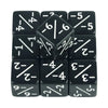 10-Pack 16mm (0.63 in) Acrylic D6 Dice Counters - Board Game & Classroom Tokens