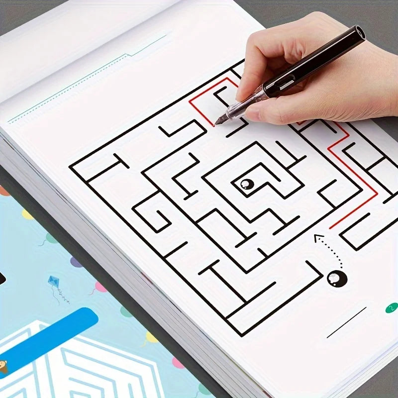 Children’s Concentration Maze Training Book – Thinking and Attention Development Toy