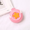 Princess Air Cushion Massage Hair Brush – Cute Cartoon Animal Fruit Comb with Mirror for Girls & Kids, Portable Makeup Tool