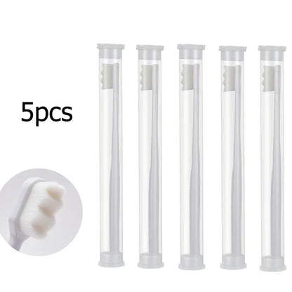 Ultra-fine Soft Toothbrush Million Nano Bristle Adult Teeth Deep Cleaning Portable Travel Dental Oral Care Brush