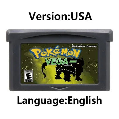 GBA Game Cartridge (32-bit, Pokemon Series, Odyssey Cloud White, FireRed & Silver Rival Rom Hack)