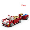 MOC Speed Racing Car Building Blocks Set — Small Studded Sports Car Garage Toy