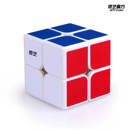 [ECube] QiYi QiDi 2x2 Professional Speed Cube, Beginner Educational Puzzle Toy, Magic Cube Stickers, Baby & Kids Toy