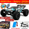 1:16 Brushless RC Drift Car with 80km/h Speed and LED Lights 4WD