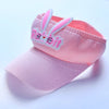 Kids Bunny Ear Sun Hat - Adjustable Rabbit Wings Visor, Cotton-Blend Sun Hat for Boys & Girls (Ages 3-12)