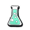 PVC Mini Reagent Bottle Charms — 1 in (2.5–3 cm) Plastic Shoe & Bag Decorations for DIY Crafts