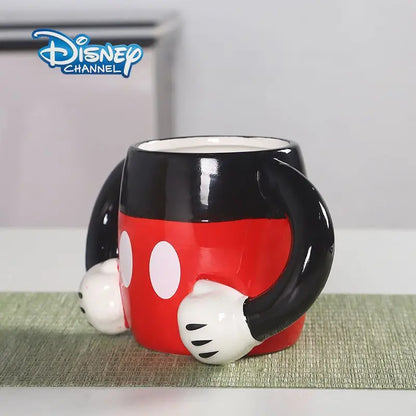 Disney Mickey & Minnie Ceramic Mug — Cartoon Pen Holder & Kids Drinking Cup, Desk Organizer Gift